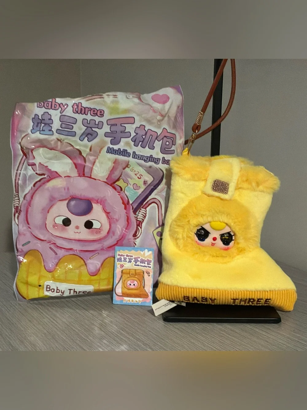 Baby Three Mobile Hanging Bag - Confirmed